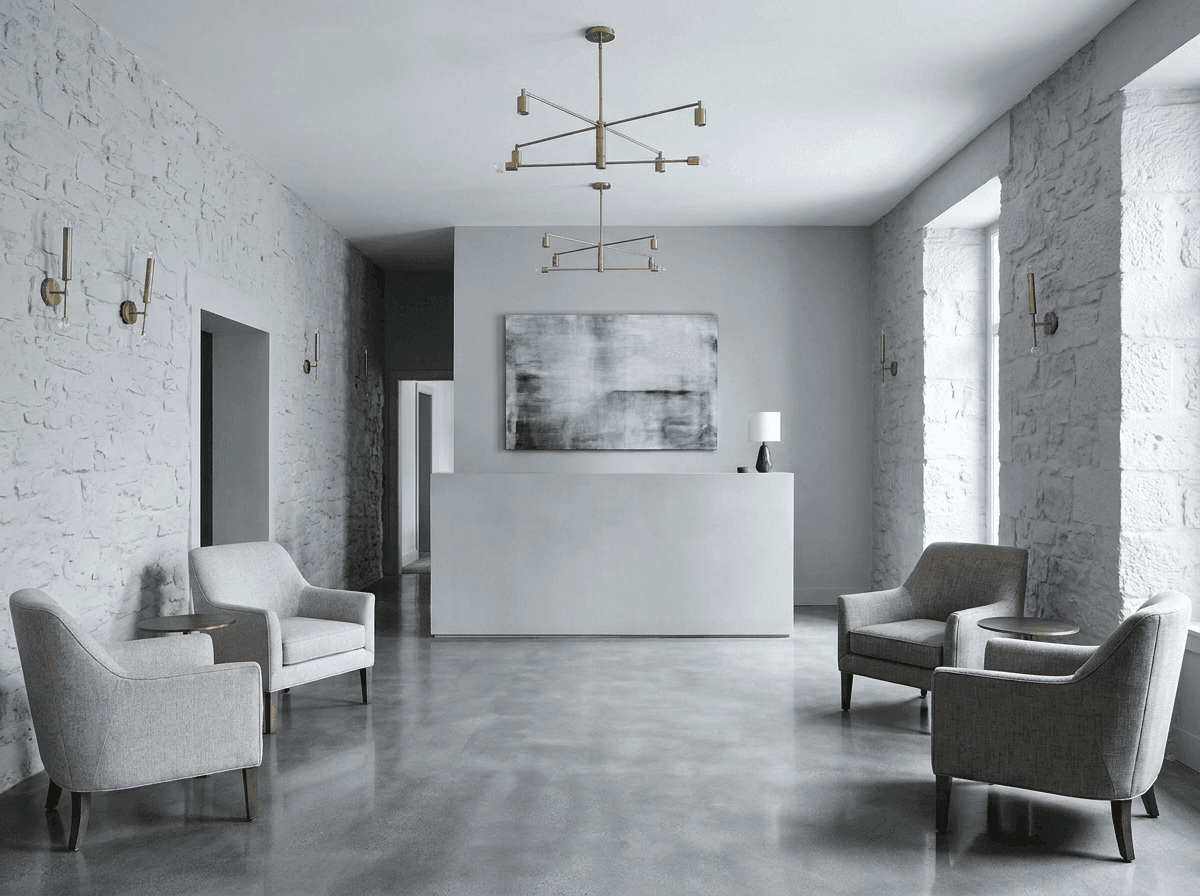 A hotel space renovated into technical perfection but emotional absence